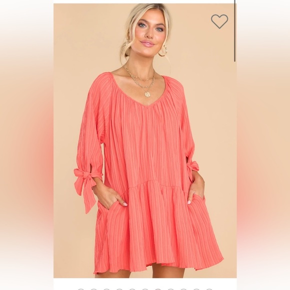 NEW Apricot Orange Dress - Picture 6 of 11